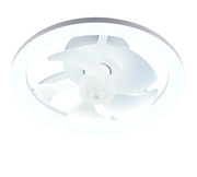 Plafón de techo Trio Pajala LED blanco mate CCT Ø40cm R69172131