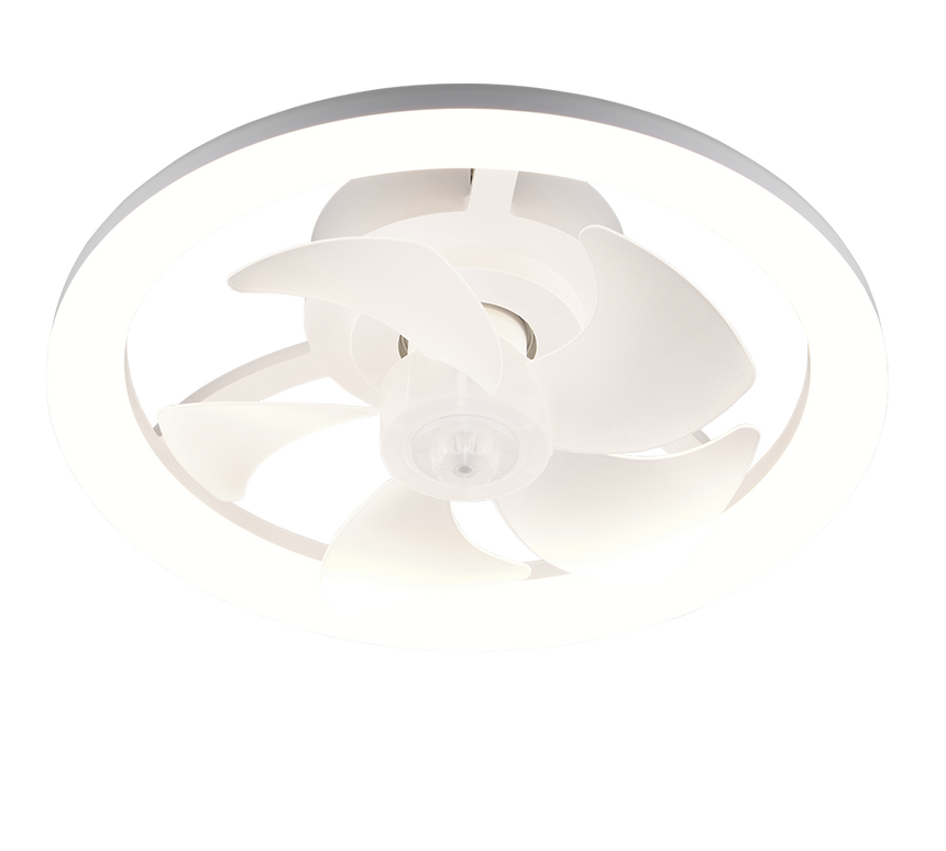Plafón de techo Trio Pajala LED blanco mate CCT Ø40cm R69172131