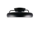 Plafón de techo Trio Muonio LED negro mate CCT Ø40cm R69182132