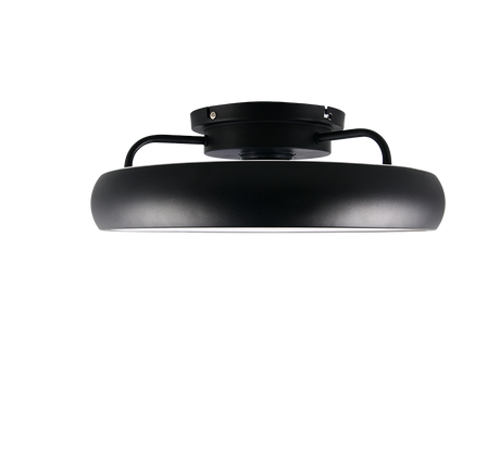 Plafón de techo Trio Muonio LED negro mate CCT Ø40cm R69182132