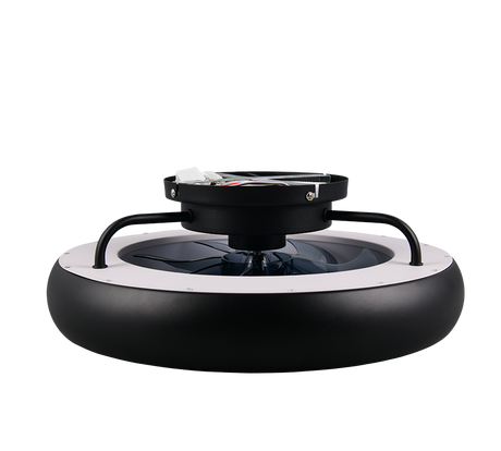 Plafón de techo Trio Muonio LED negro mate CCT Ø40cm R69182132
