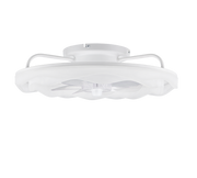 Plafón de techo Trio Skaulo LED blanco mate CCT Ø50cm R69192131
