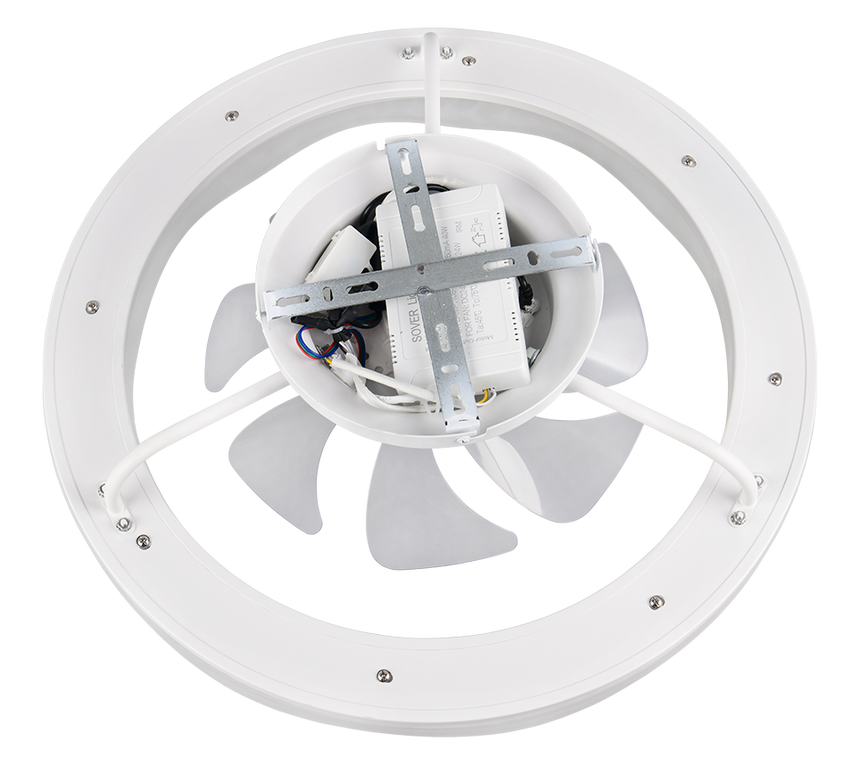 Plafón de techo Trio Skaulo LED blanco mate CCT Ø50cm R69192131