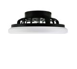 Plafón de techo Trio Rotsund LED negro mate CCT Ø38cm R69222132
