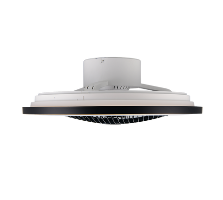 Plafón de techo Trio Varpula LED negro y dorado CCT Ø55cm R69272180