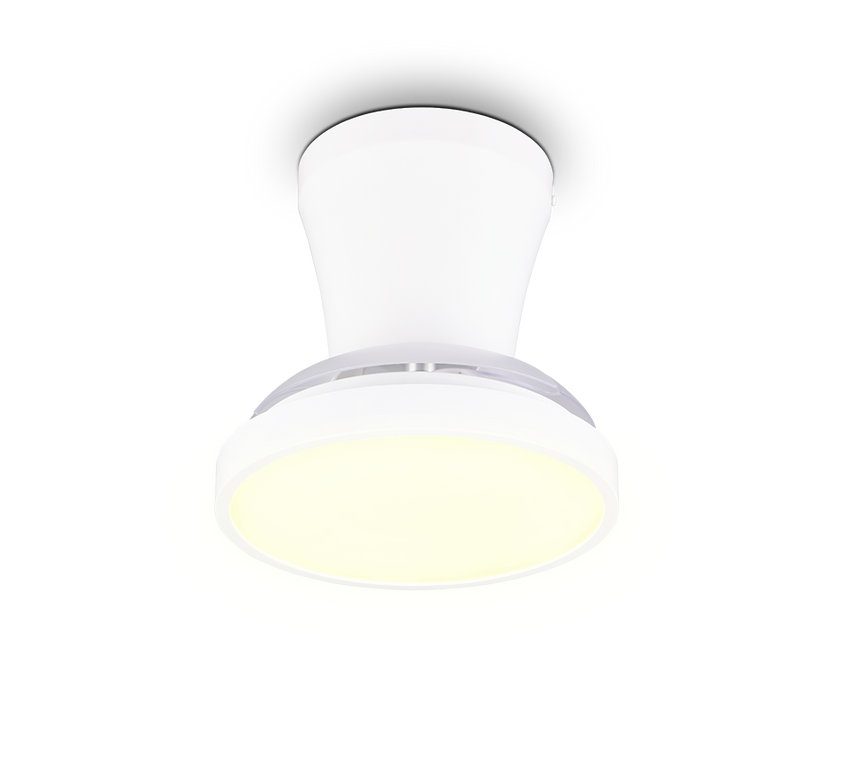 Plafón de techo Trio Moss LED blanco CCT Ø41cm R69512101