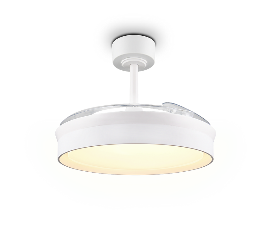 Plafón de techo Trio Kerava grande LED blanco CCT Ø106cm R69572101
