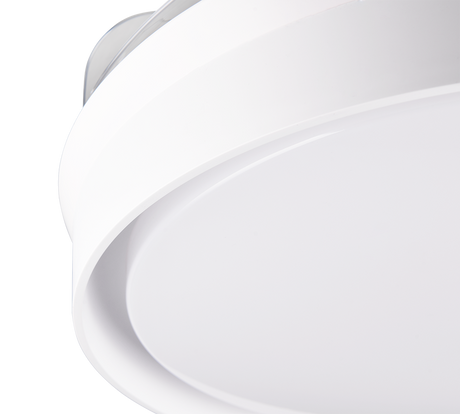 Plafón de techo Trio Kerava grande LED blanco CCT Ø106cm R69572101