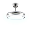 Ventilador de techo Trio Volda LED níquel mate CCT Ø106cm R69642107