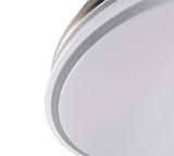 Ventilador de techo Trio Volda LED níquel mate CCT Ø106cm R69642107