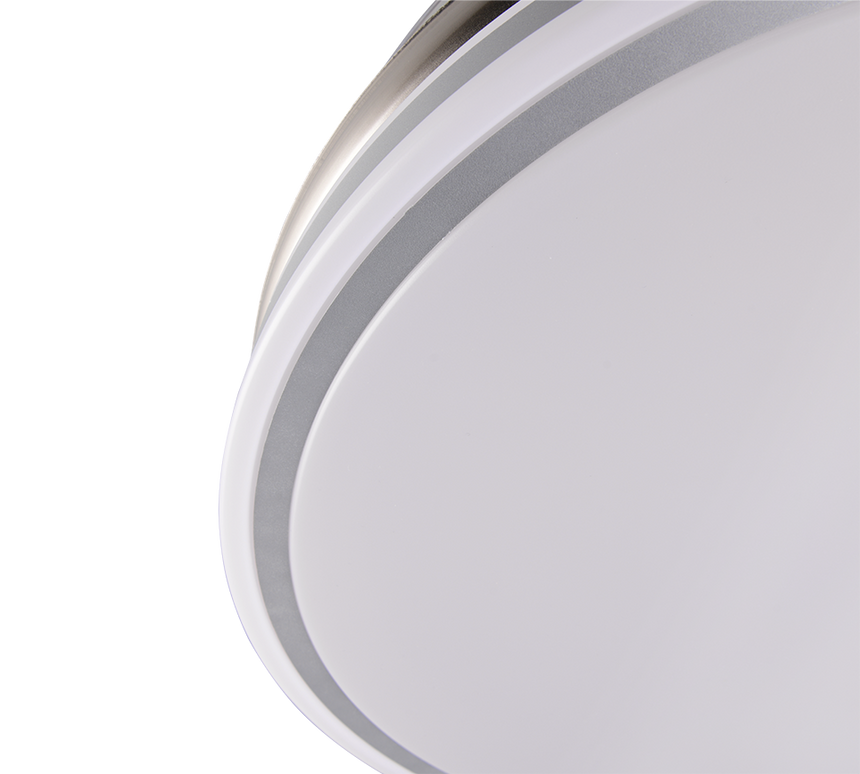 Ventilador de techo Trio Volda LED níquel mate CCT Ø106cm R69642107