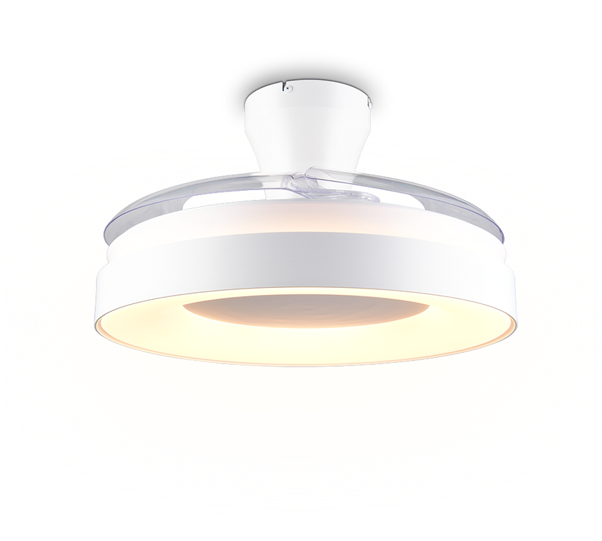 Plafón de techo Trio Vansbro grande LED blanco CCT Ø106cm R69652101