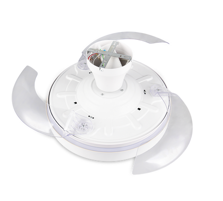 Plafón de techo Trio Vansbro grande LED blanco CCT Ø106cm R69652101