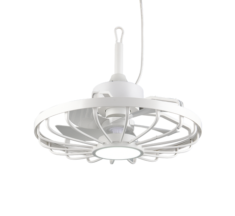 Plafón de techo exterior Trio Oslo LED blanco CCT IP44 Ø51cm R69692101