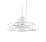 Plafón de techo exterior Trio Oslo LED blanco CCT IP44 Ø51cm R69692101