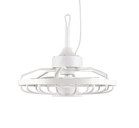 Plafón de techo exterior Trio Oslo LED blanco CCT IP44 Ø51cm R69692101