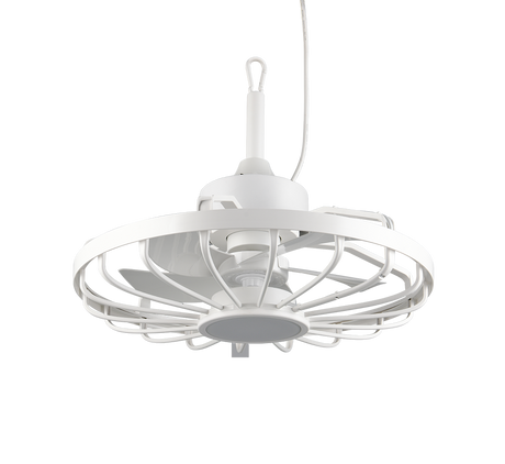 Plafón de techo exterior Trio Oslo LED blanco CCT IP44 Ø51cm R69692101
