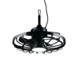 Plafón de techo exterior Trio Oslo LED negro CCT IP44 Ø51cm R69692102