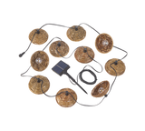 Guirnalda decorativa de exterior Trio Mood LED solar portátil 10 luces negro mate R74761932