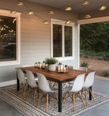 Guirnalda decorativa de exterior Trio Mood LED solar portátil 10 luces negro mate R74761932 - vista 2