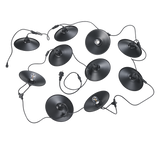 Guirnalda decorativa de exterior Trio Chain LED 10 luces negro mate 3000K IP44 6,5m R74771932