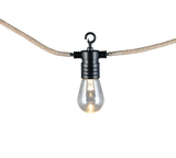 Plafón de techo exterior Trio Ember grande LED negro 2700K IP44 6m R74938602