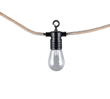 Plafón de techo exterior Trio Ember grande LED negro 2700K IP44 6m R74938602