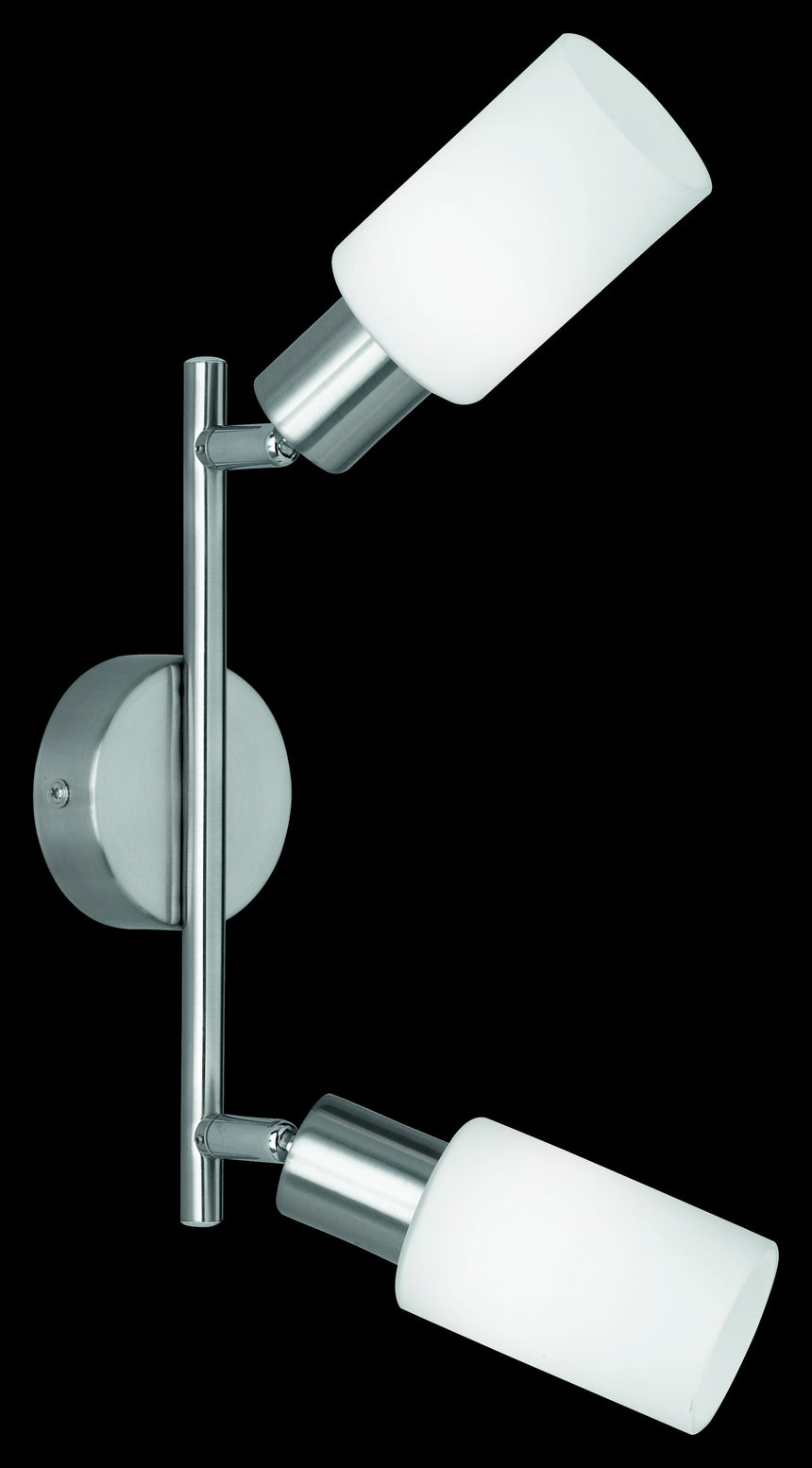 Foco Trio Mars LED níquel mate 2700K 25cm R80012007