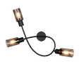 Foco Trio Mars LED negro mate 2700K 45cm R80013932