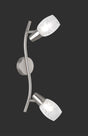 Foco Trio Colmar LED níquel mate 3000K 39cm R80022007