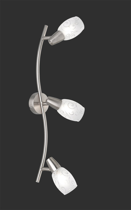 Foco Trio Colmar LED níquel mate 3000K 56cm R80023007
