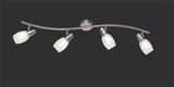 Foco Trio Colmar LED níquel mate 3000K 79cm R80024007