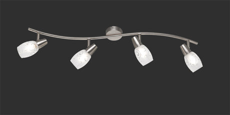 Foco Trio Colmar LED níquel mate 3000K 79cm R80024007