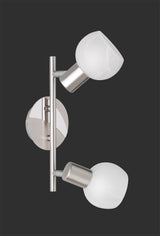 Foco Trio Antibes LED níquel mate 3000K 27,5cm R80172007