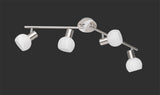 Foco Trio Antibes LED níquel mate 3000K 69,5cm R80174007