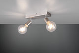 Foco Trio Vannes LED níquel mate 2700K 26cm R80182007