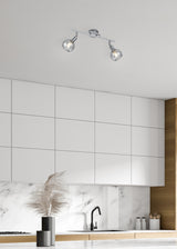 Foco Trio Brest LED cromo 3000K 40cm R80592006