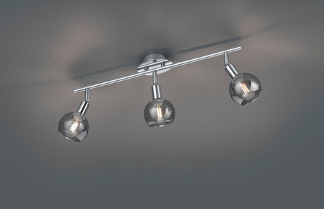 Foco Trio Brest LED cromo 3000K 58cm R80593006