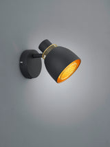 Foco Trio Punch LED negro mate 2700K 10cm R80811032