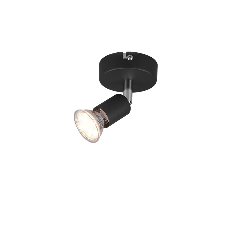 Foco Trio Paris negro mate Ø8cm R80911032