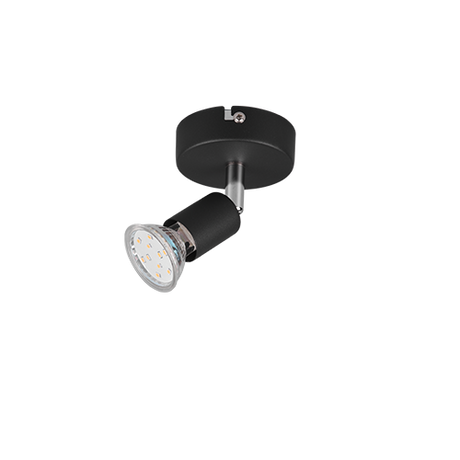 Foco Trio Paris LED negro mate 3000K Ø8cm R80911032