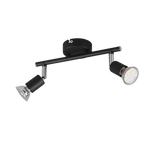 Foco Trio Paris LED negro mate 3000K 25,5cm R80912032