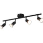 Foco Trio Paris 4 luces 50cm negro mate — ref. R80914032 (1)