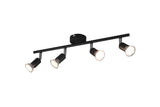 Foco Trio Paris 4 luces 50cm negro mate — ref. R80914032 (1)