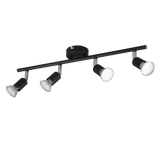 Foco Trio Paris 4 luces 50cm negro mate — ref. R80914032 (2)