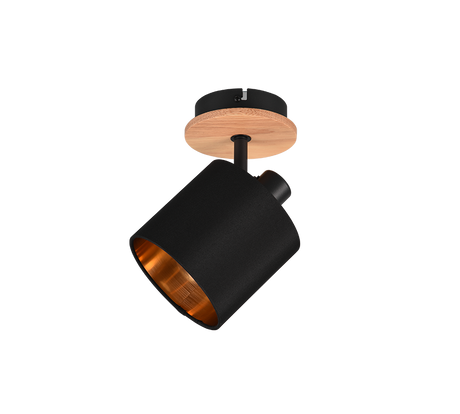 Foco Trio Tommy LED madera 2700K 12cm R81331030