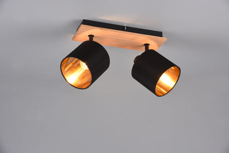 Foco Trio Tommy LED madera 2700K 30cm R81332030