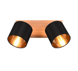 Foco Trio Tommy LED madera 2700K 30cm R81332030