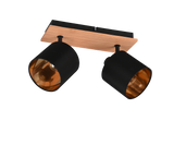 Foco Trio Tommy LED madera 2700K 30cm R81332030