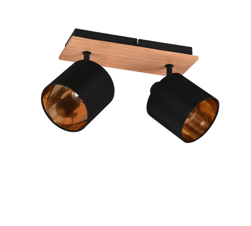 Foco Trio Tommy LED madera 2700K 30cm R81332030